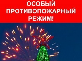 В республике будет введен особый противопожарный режим на период новогодних праздников